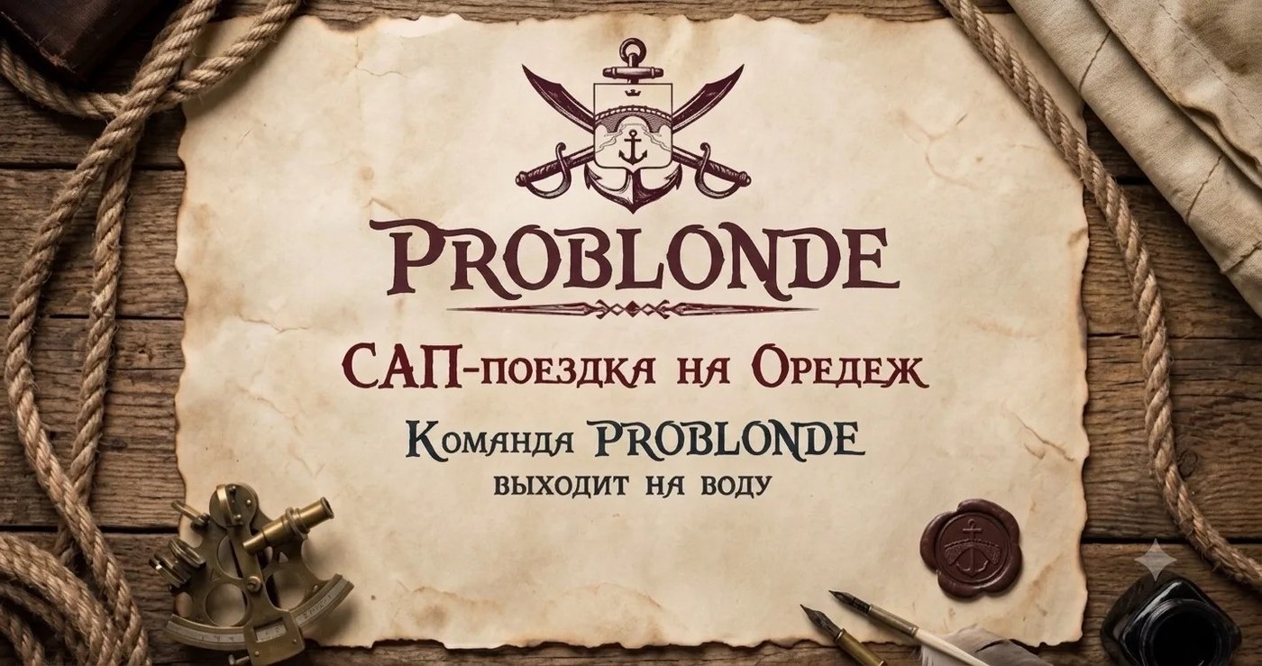 SUP по Оредежу